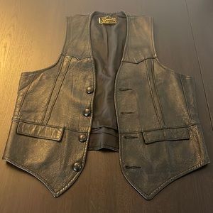 Vintage Women’s Leather Vest